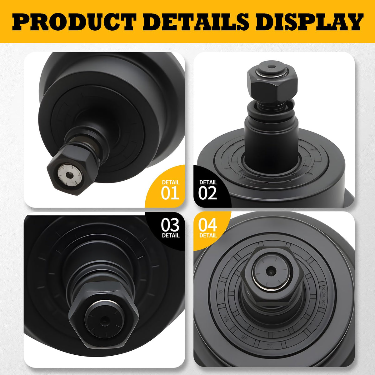 Jecoupoon Bottom Roller Compatible with Mini Excavator 331 335 430