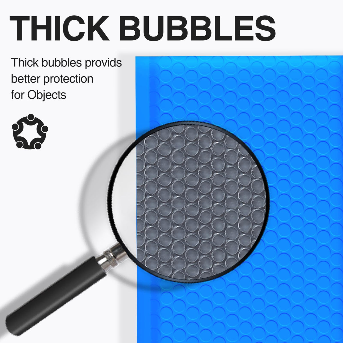 Large Bubble Mailers 12x16" 25 Pack Usable Size 12x15" Blue Padded