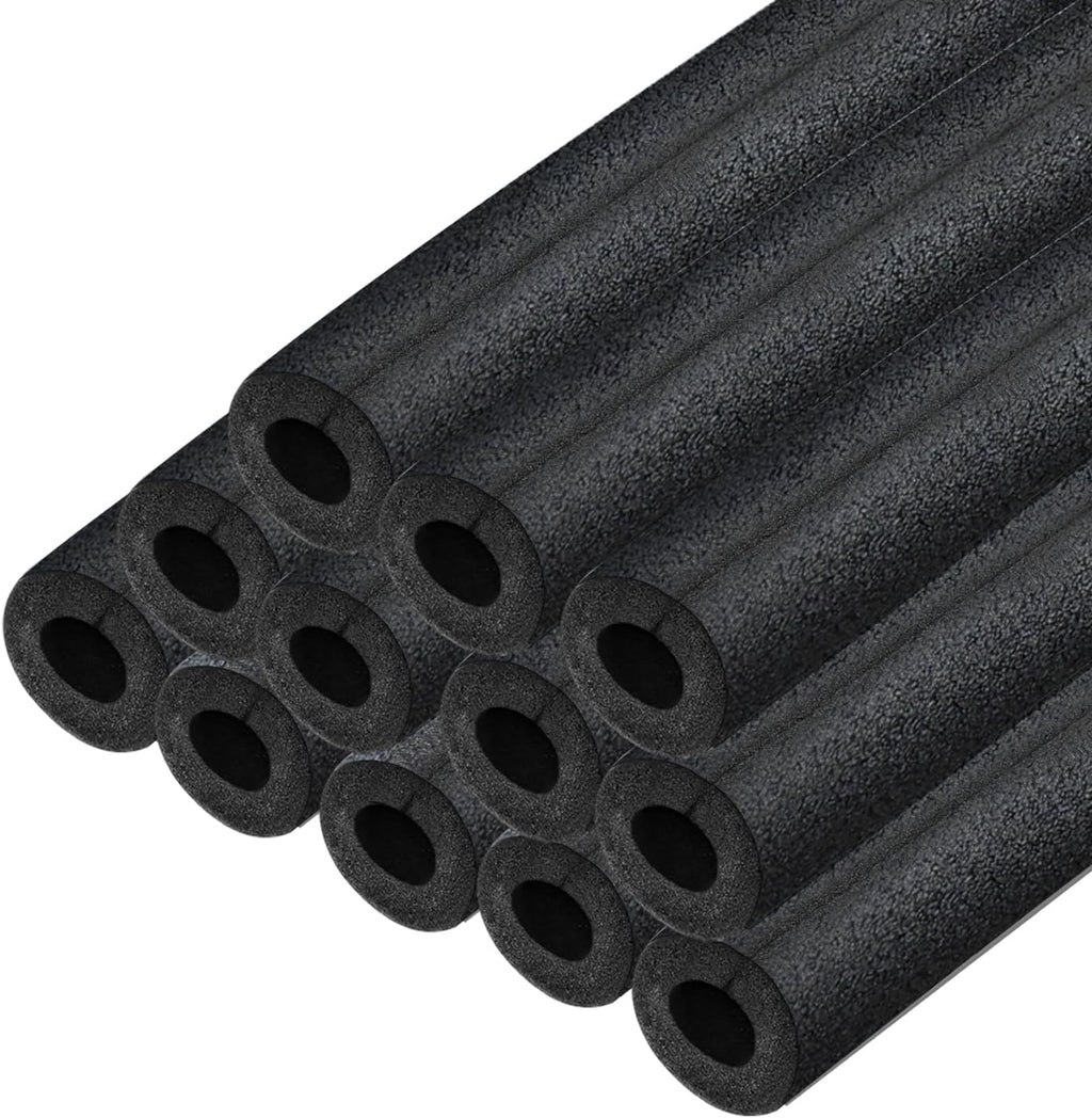 Foam Pipe Insulation Covers, 3/4" Water Pipe Freeze Protection | 12PCS Foam Tube Wraps for Indoor and Outdoor Water