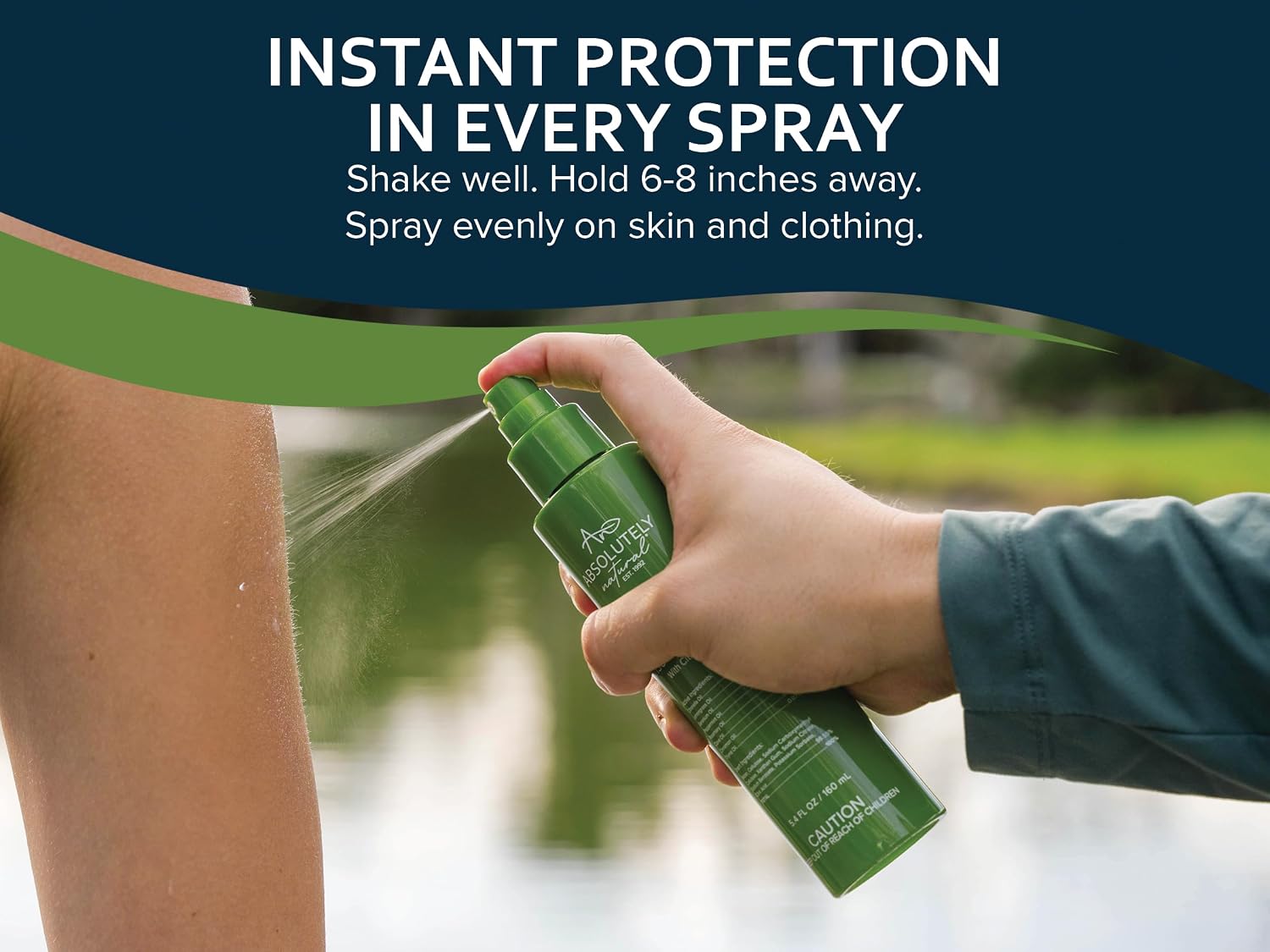 Mosquito Repellent for Outdoor Patio – DEET-Free Bug Spray with Citronella – Non-Sticky, Long-Lasting Fresh Scent