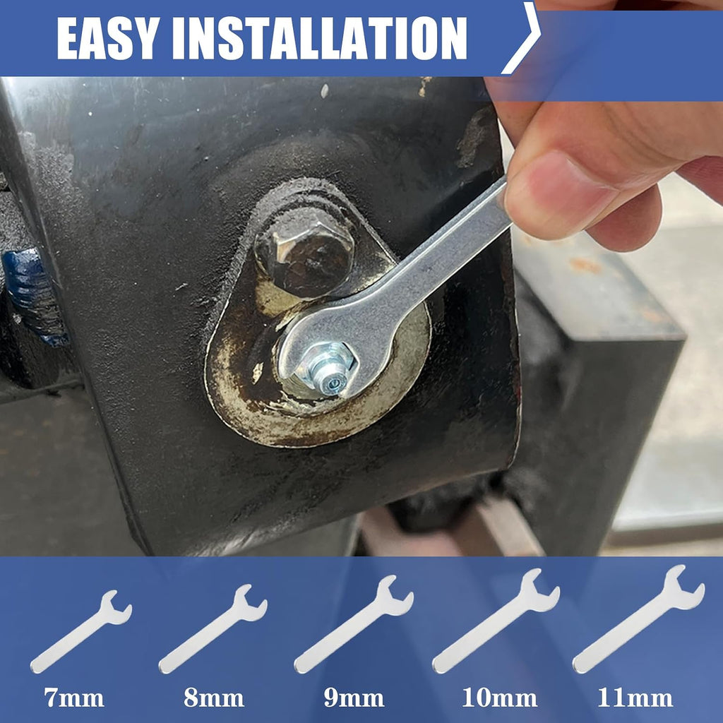 800PCS Grease Fittings Kit, SAE & Metric with Caps and Wrench Kit
