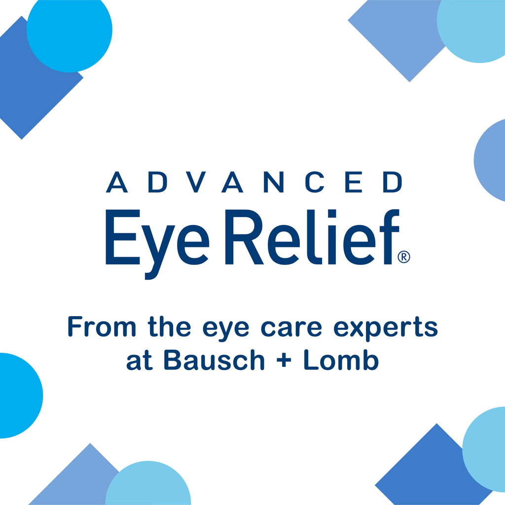 Advanced Eye Relief Eye Wash Rinse Solution, 4 Fl Oz, Pack of 6