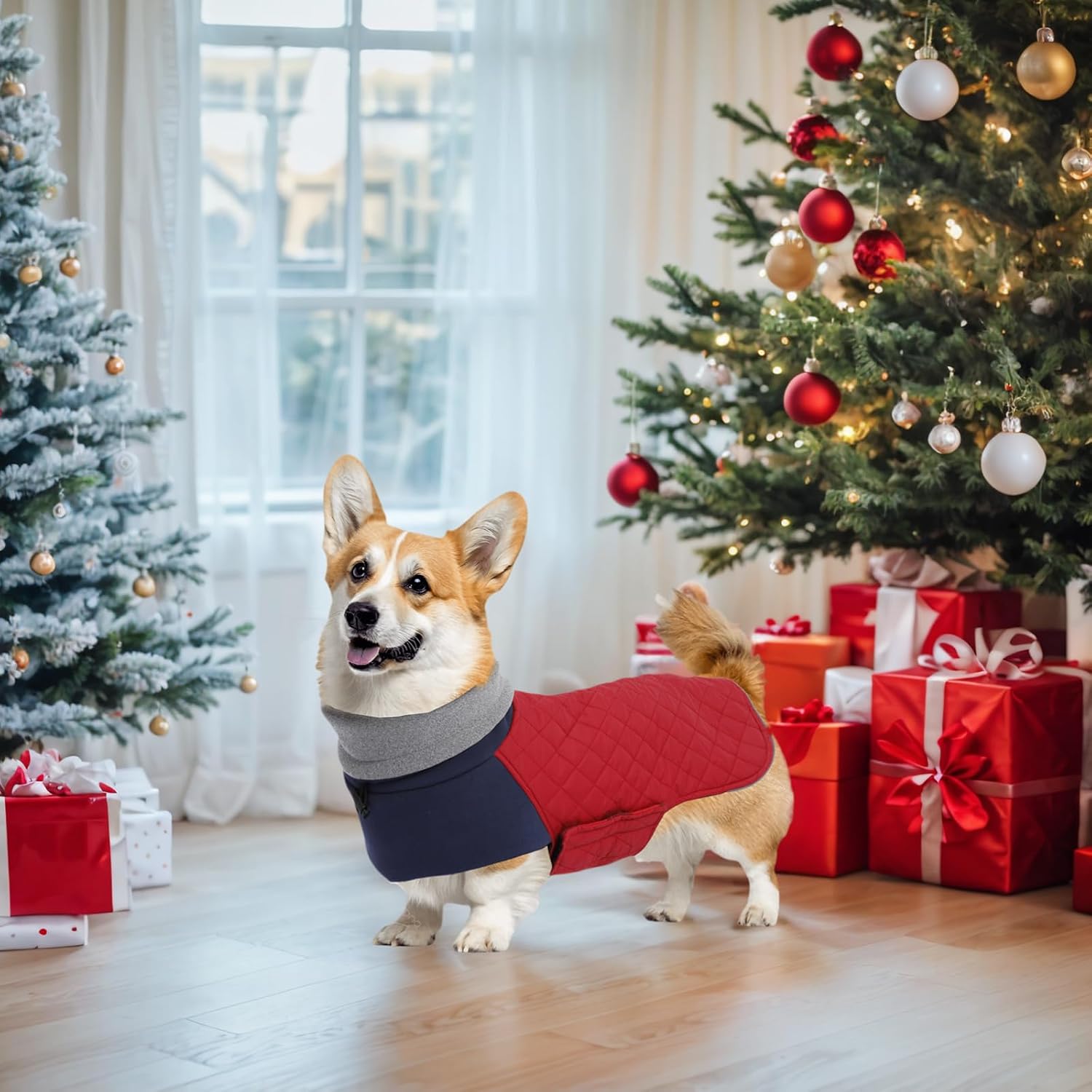 Corgi Sweater for Dogs Corgi Clothes,Miniature Corgi Coat,Corgi Jacket for Dogs Warm Waterproof Windproof,High