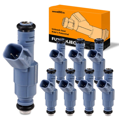 ADEERLUO Fuel Injectors 0280155849 For-Dodge Ram 1500 2002-2007 V8 4.7L