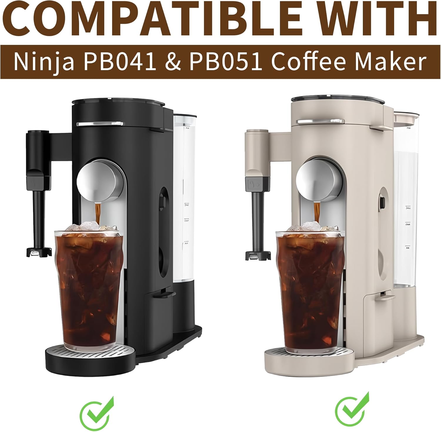 Disposable Coffee Paper Filters for Ninja Pod & Grounds Single Serve | 150 Pcs Coffee Filter for Ninja PB051 PB041