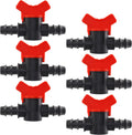 6Pcs 1/2 Inch Drip Irrigation Switch Valve