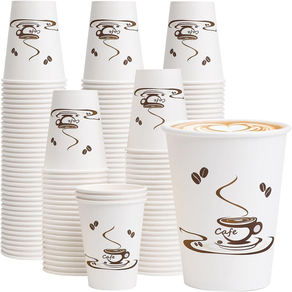 240 Pack 12 oz Coffee Cups, Disposable Paper Cups