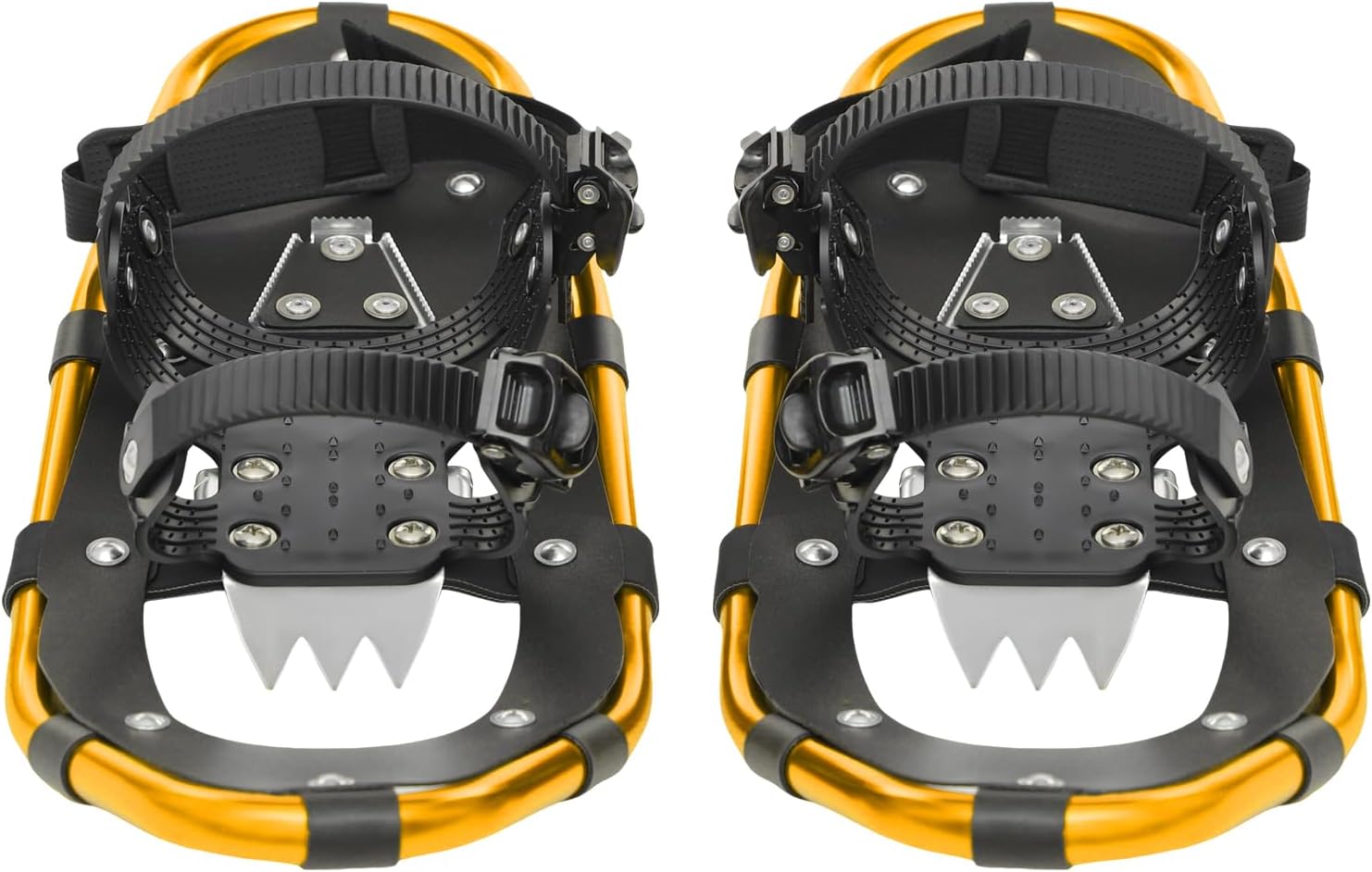 21/25 Inches Snowshoes for Women & Men, Lightweight Aluminum Frame Snow Shoes with Adjustable Trekking Poles and
