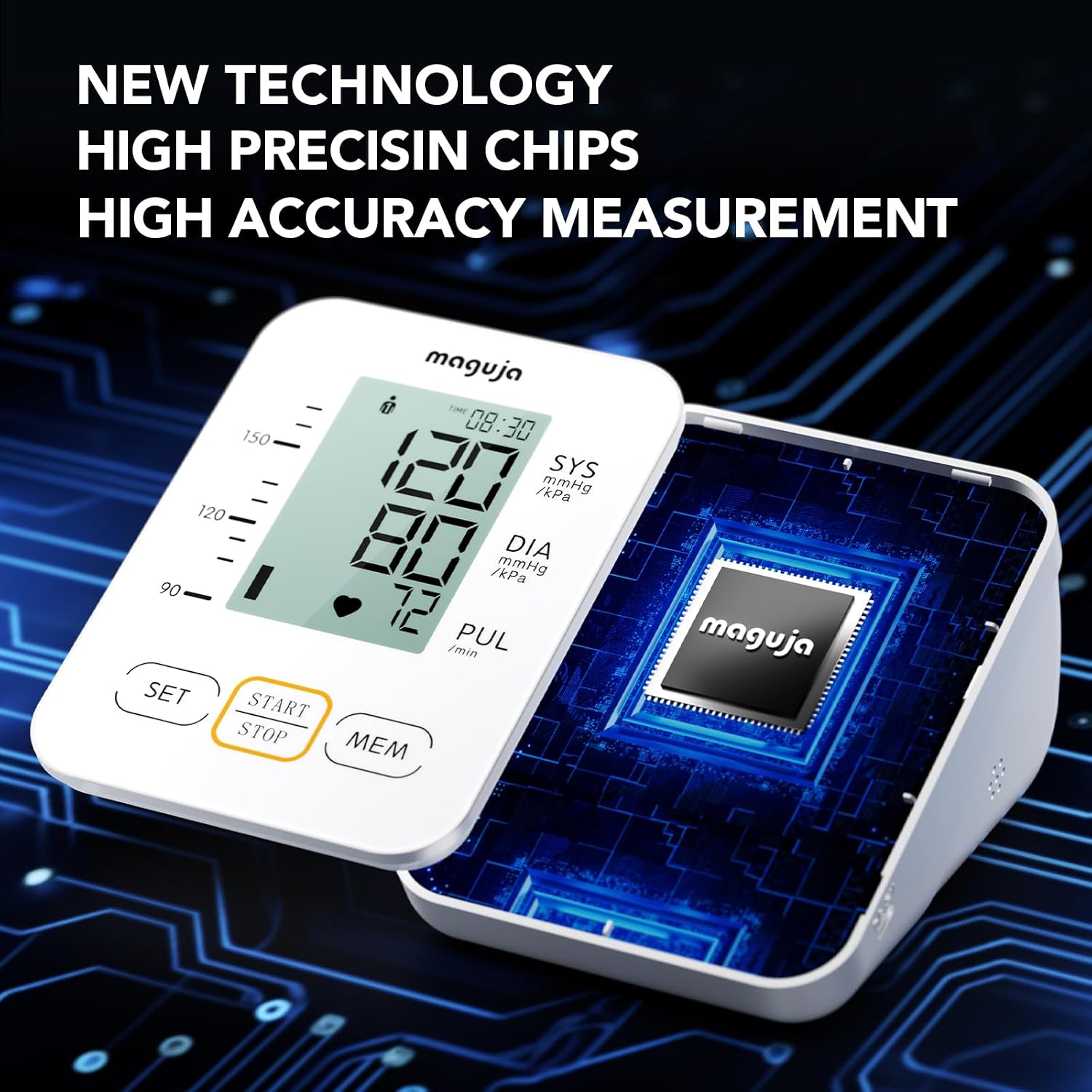 Blood Pressure Monitors with Large Blood Pressure Cuff for Home Use
