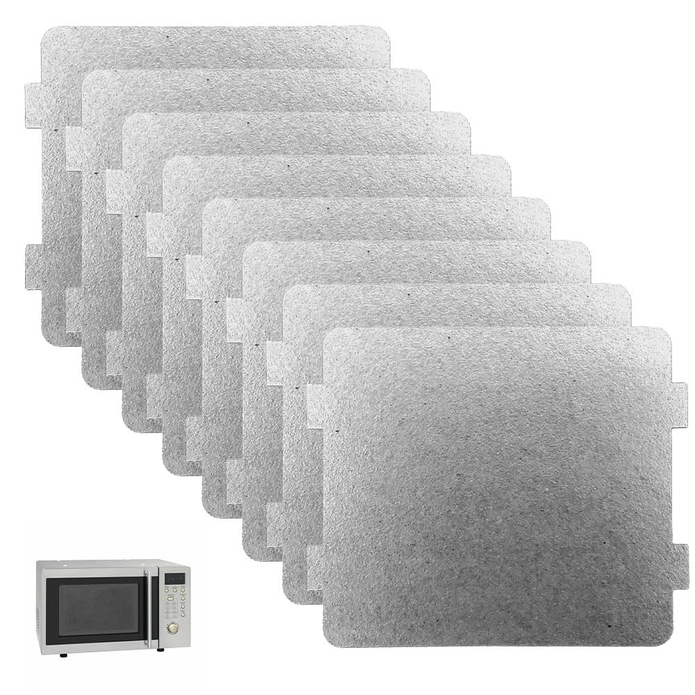 EZQOC Waveguide Cover, 8 Pcs Microwave Oven Wave Guide Covers Replacement
