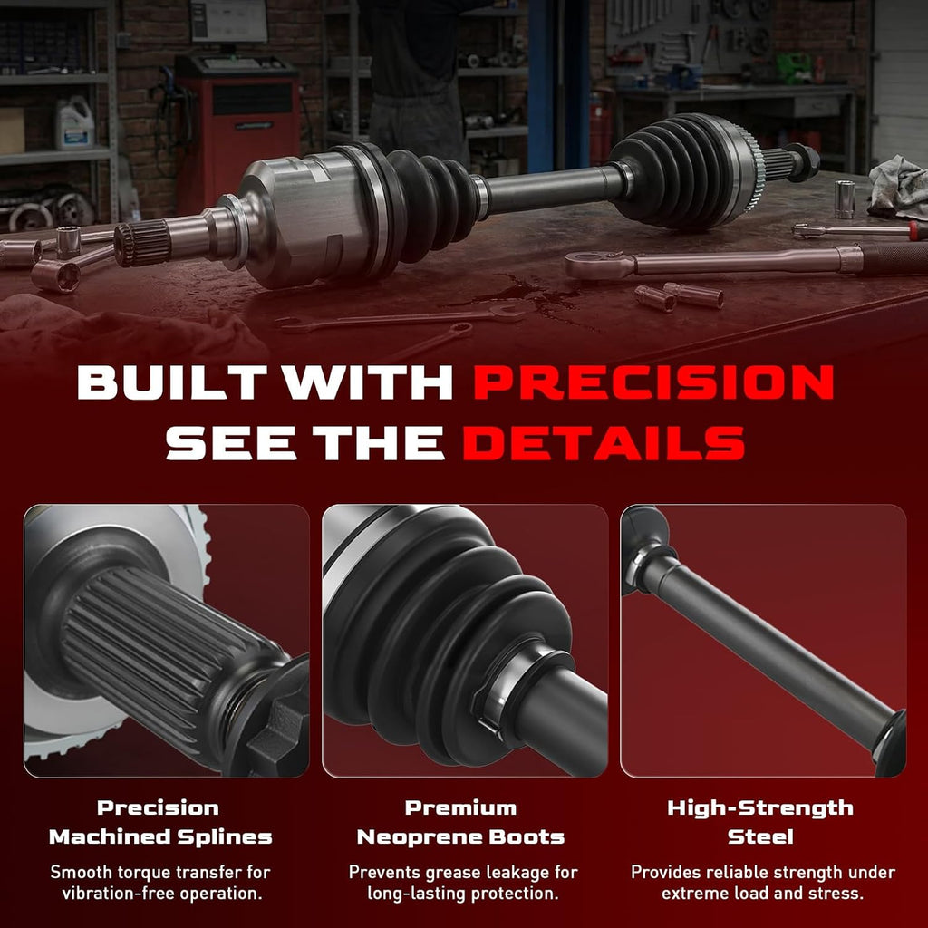 Betthand Front CV Axle Set Fit for Toyota 2009-2018 Corolla 665228 665224