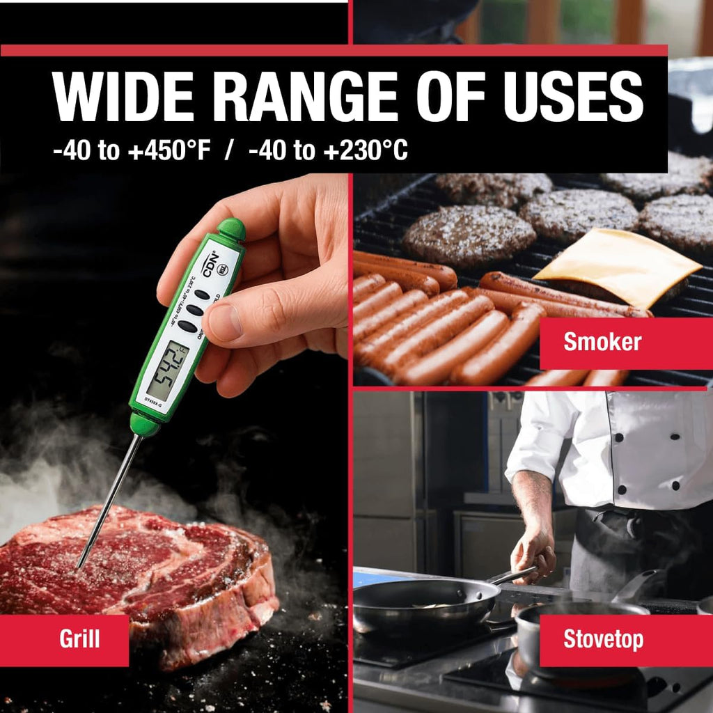 ProAccurate Instant Read Digital Pocket Thermometer with 2.75" Stainless Steel Tip for Accurate Temperature