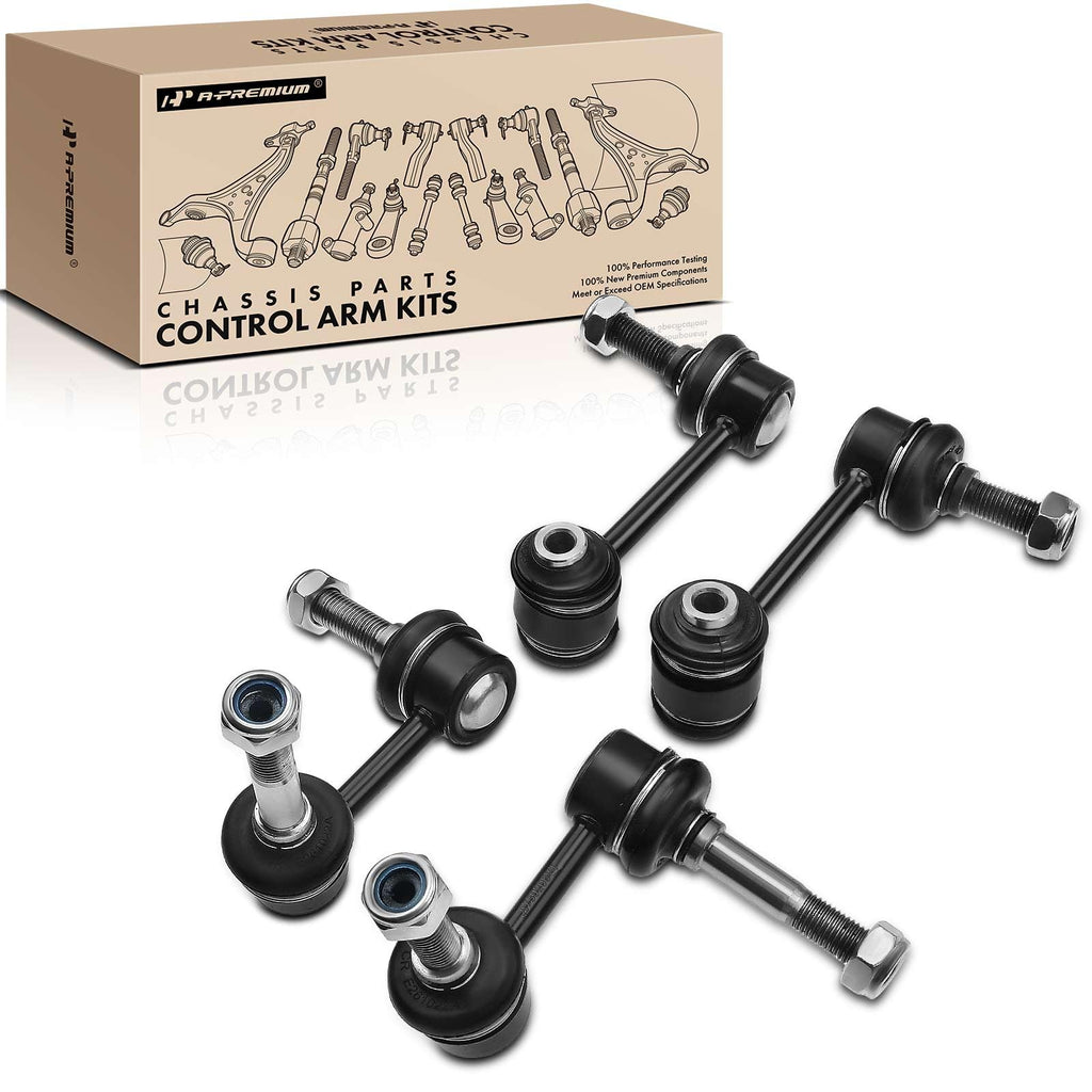 A-Premium Front & Rear Sway Bar Link Stabilizer Bar End Link Kit