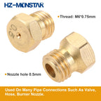 HZ-MONSTAR 20Pcs Range Stove Oven Orifice Conversion Kit for Propane Lp Gas