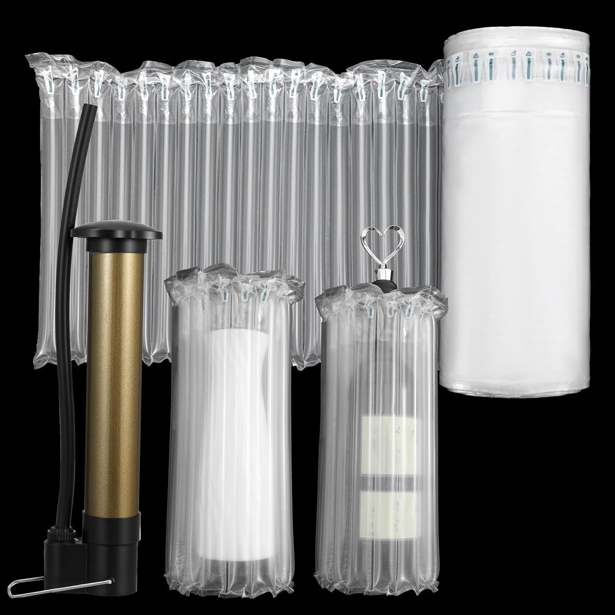 Big Bubble Wrap Large Bubbles 12"x164' Roll, Huge Bubble Wrap for TVs & Moving, Inflatable Packing Air Pillows with
