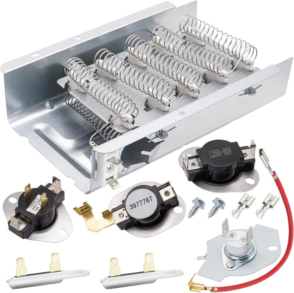 MED6200KW0 MED5770TQ0 MED4500MW0 Dryer Heating Element Kit for May-tag