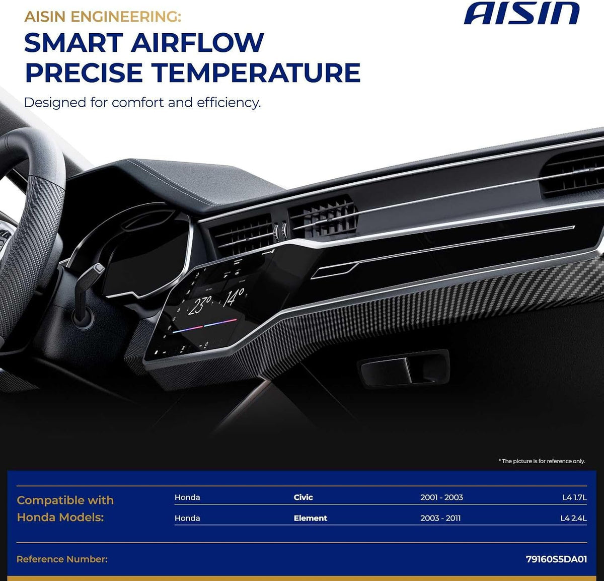 AISIN AFTERMARKET BDAMB-00284 Main HVAC Blend Door Actuator