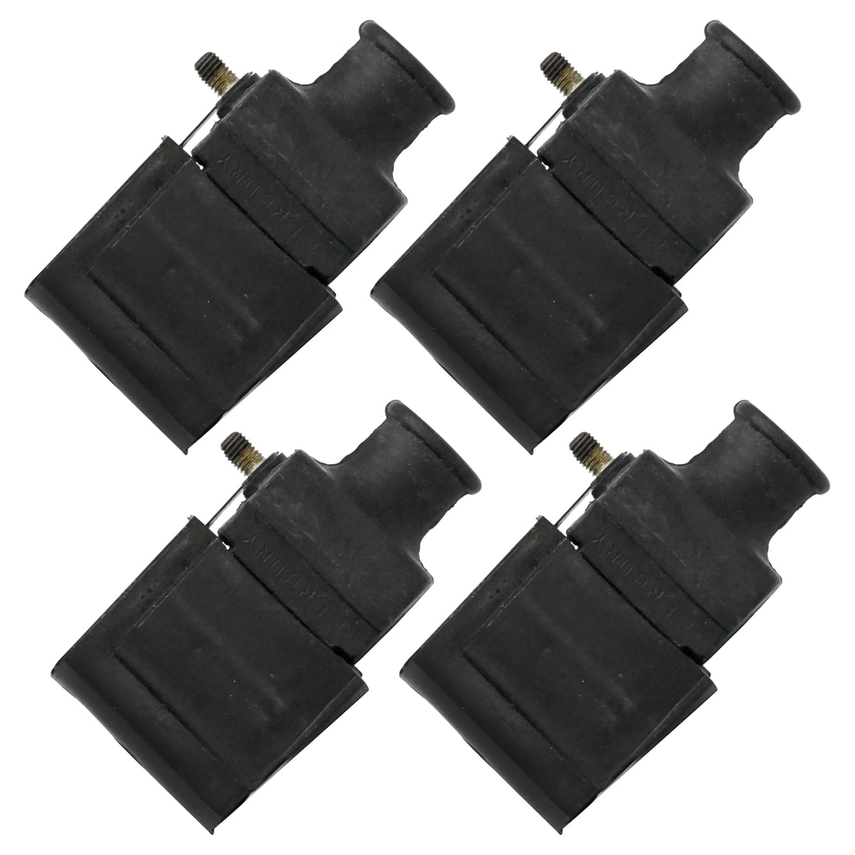 Caltric 4-Pack Ignition Coils Compatible with Mercury Outboard 115Hp 115-Hp 115 Hp Engine 1989-1998