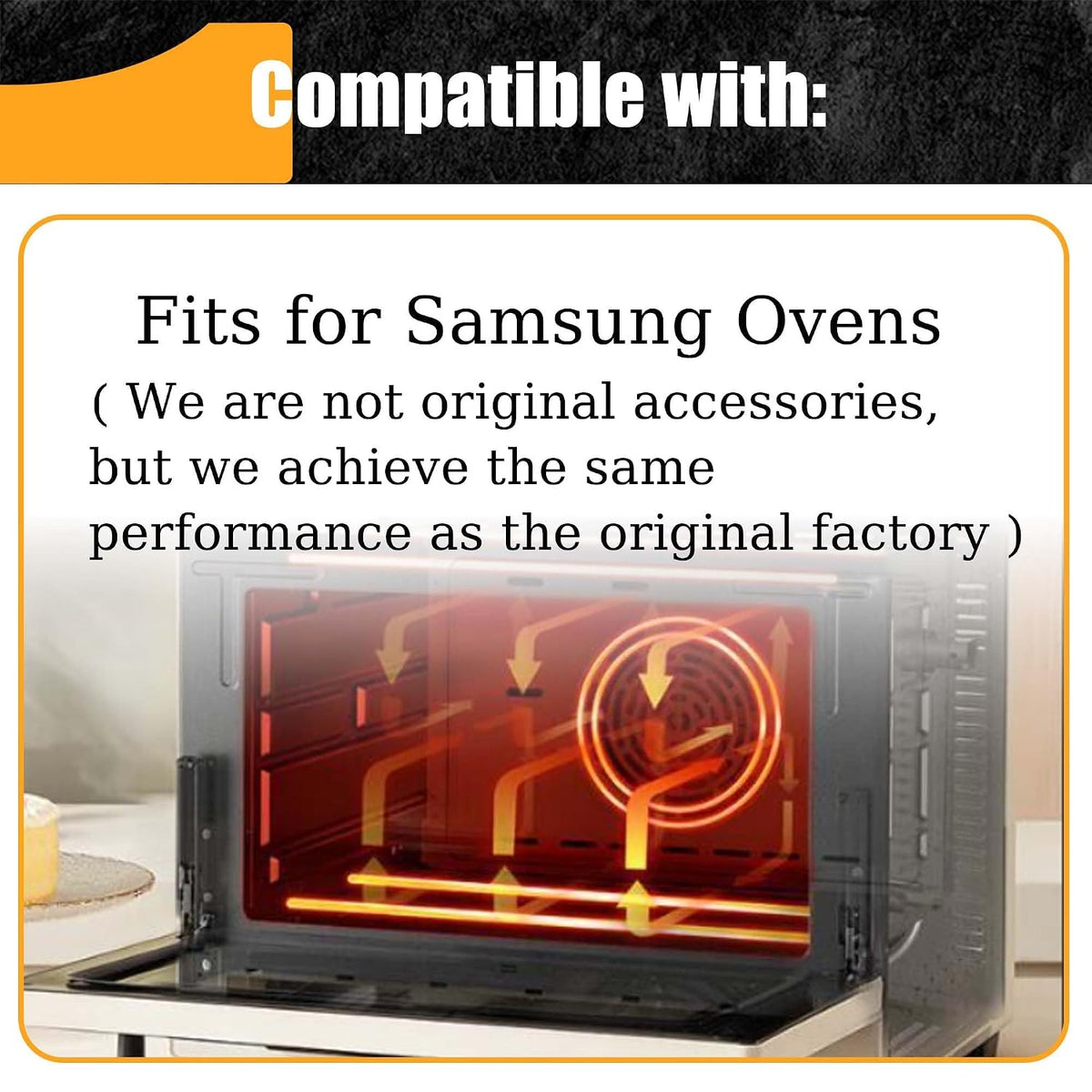 Oven Fan DG96-00110E DG96-00110A Electric Range Oven Convection Fan Motor Assembly Compatible with Samsung Ovens AP5967760, PS11720787, Clockwise Rotation Left Hand Thread