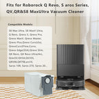 Jollyhilan 10 Pack Dust Bags Compatible with Roborock Qrevo QV 35A