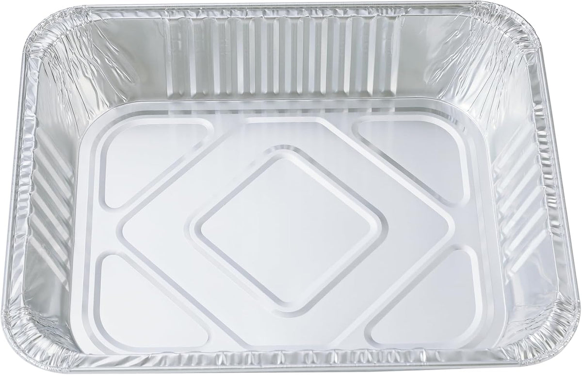 20pack Aluminum Pans,9x13 Disposable Half Size Foil Pans