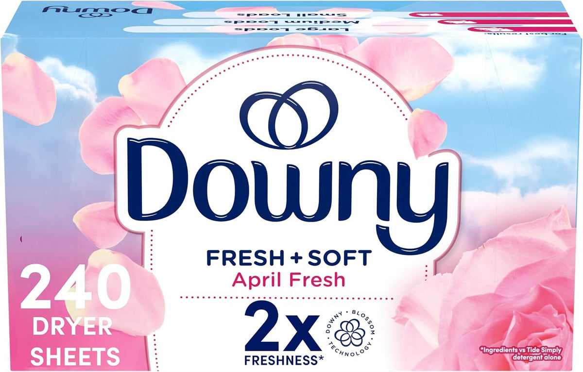 Fabric Softener Dryer Sheets, April Fresh, 240 Count