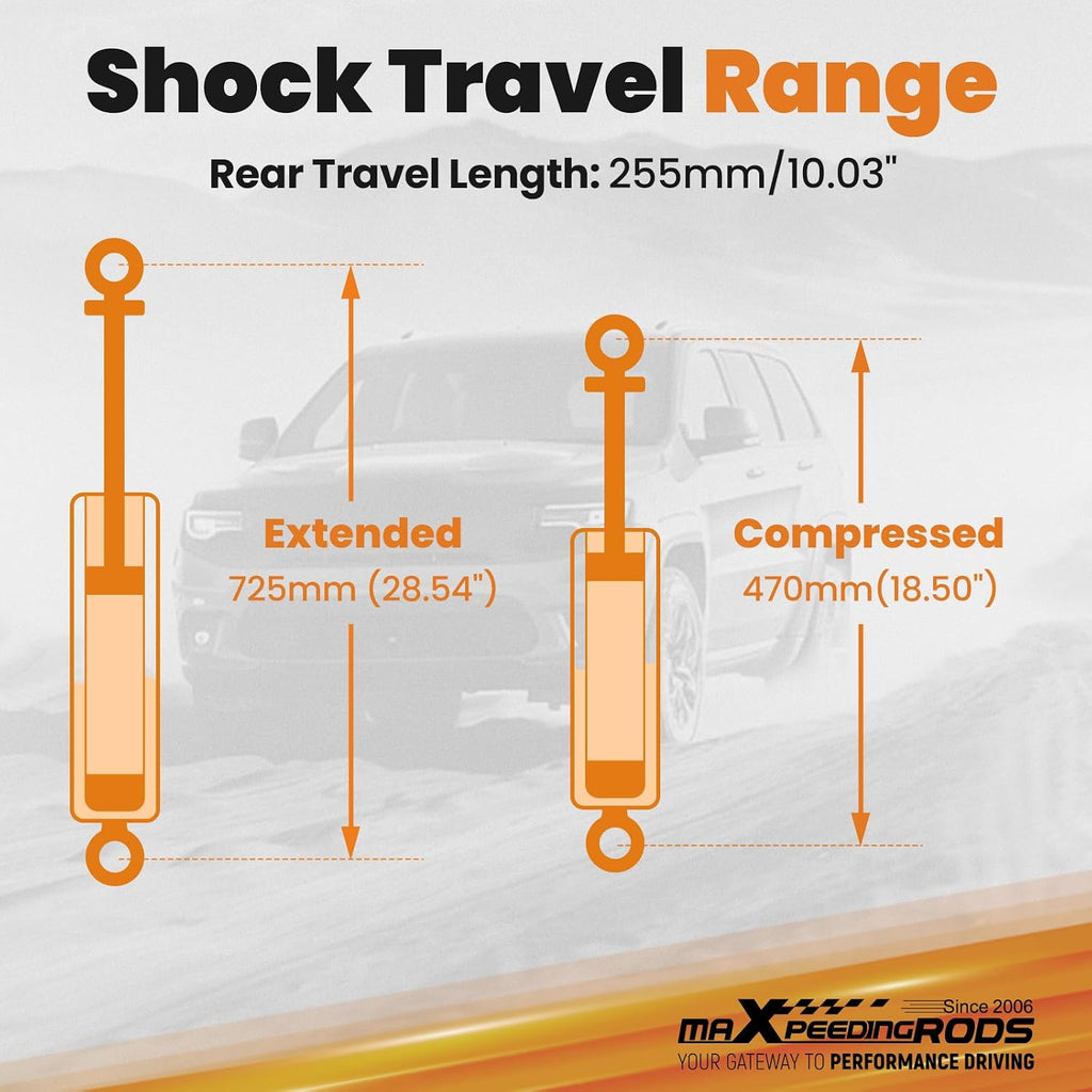 maXpedingrods 3" Lift Leveling Kit for Toyota Tacoma 2005-2023
