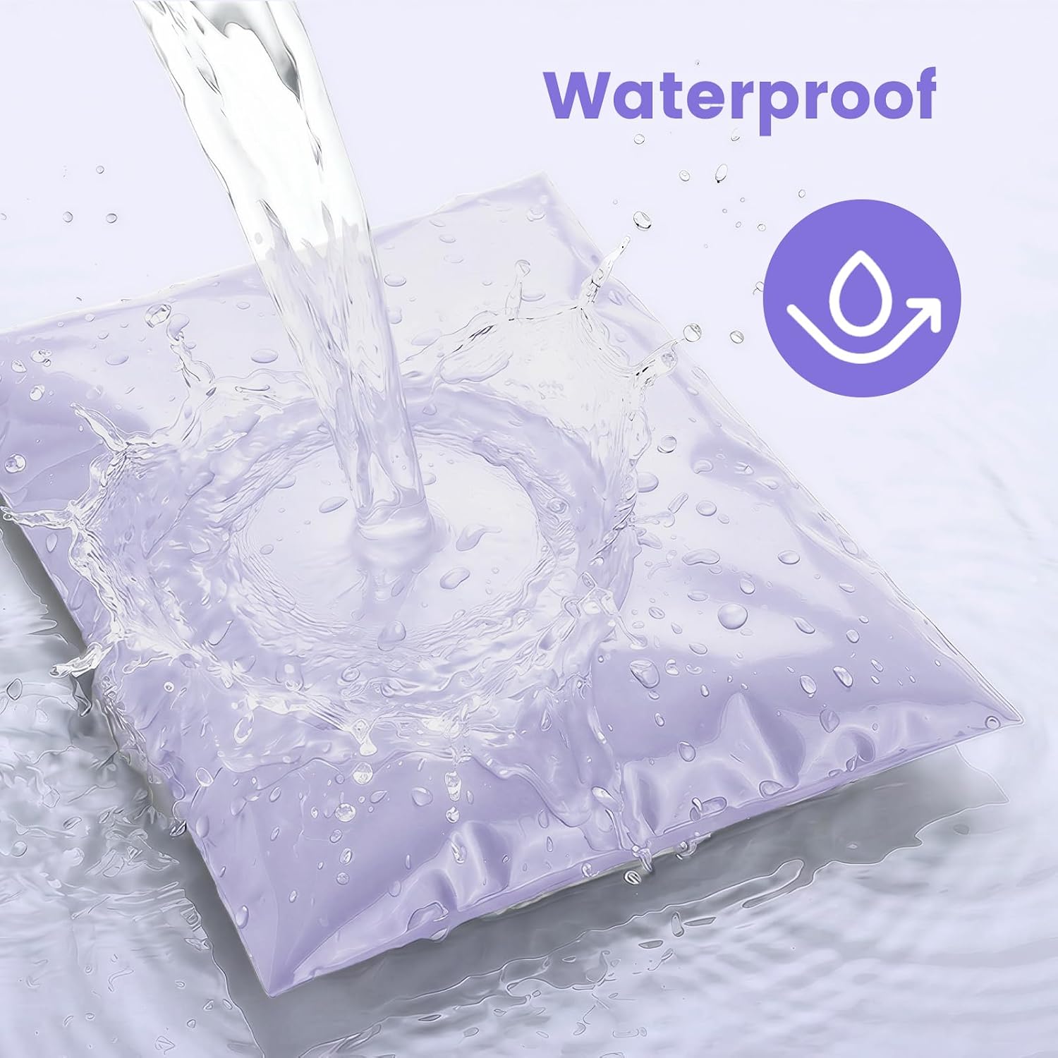 Poly Mailers 12x15.5 50PC Shipping Bags for Clothing Lilac Purple | Self-Seal Waterproof Mailers Poly Bags Shipping