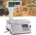 Electronic Price Computing Scale with Thermal Printer, Digital Weighing & Label Printing Scale for Supermarkets