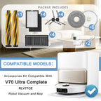 V70 Ultra Complete Accessories Pack Compatible with MOVA Robot Vacuum