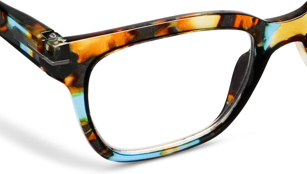Women's Buzzworthy Square Blue Light Blocking Reading Glasses
