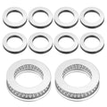 uxcell 10 Sets NTA1828 Thrust Needle Roller Bearings with Washers ID 1-1/8"