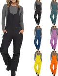 Womens Snow Bibs Ski Pants Overalls Insulated Waterproof Snowpants Snow Suits Winter Sports Snowboard Ski Jumpsuit