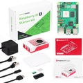 Raspberry Pi 5 Essentials Starter Kit PRO (128GB Edition) (8GB RAM) Micro SD Card Pre-Loaded 64-bit OS, Type-C Power Supply, Active Cooling Case for Edge AI, Docker & Pro Workstation
