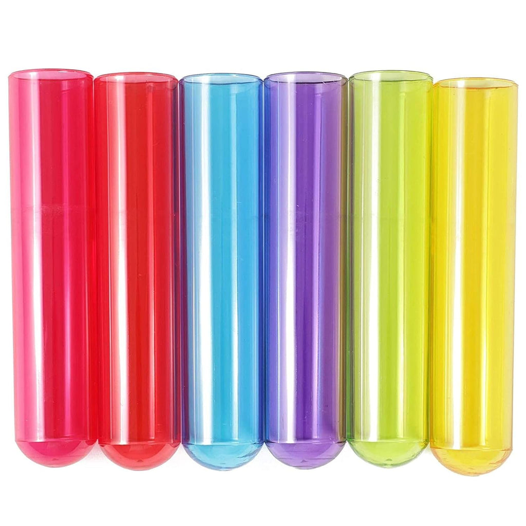 Test Tube Shot Glasses - Plastic Drink Test Tubes & Rack for Party Shots - Propagation Display & Science