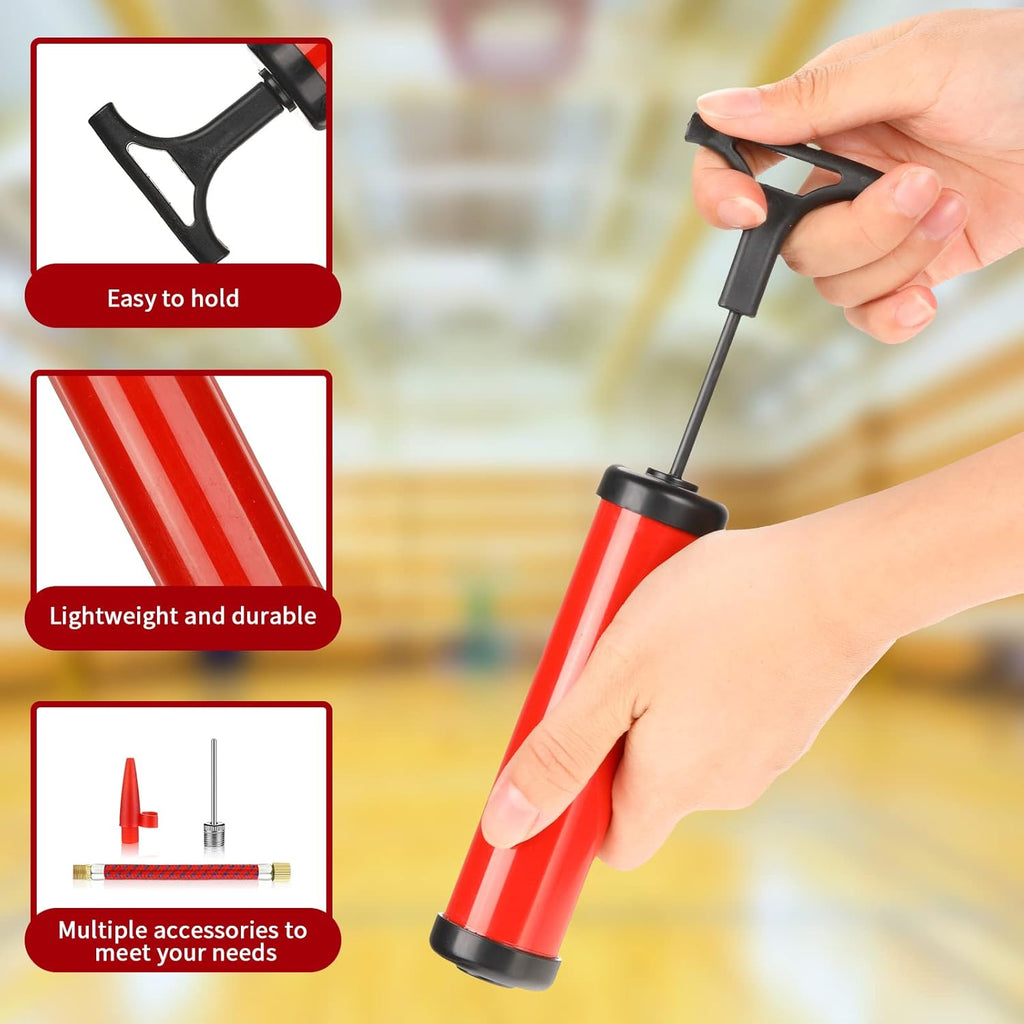 10 Pcs Ball Pump for Sports Balls Pump with Needle and Extension Hose Bulk for Basketball Football Soccer Volleyball