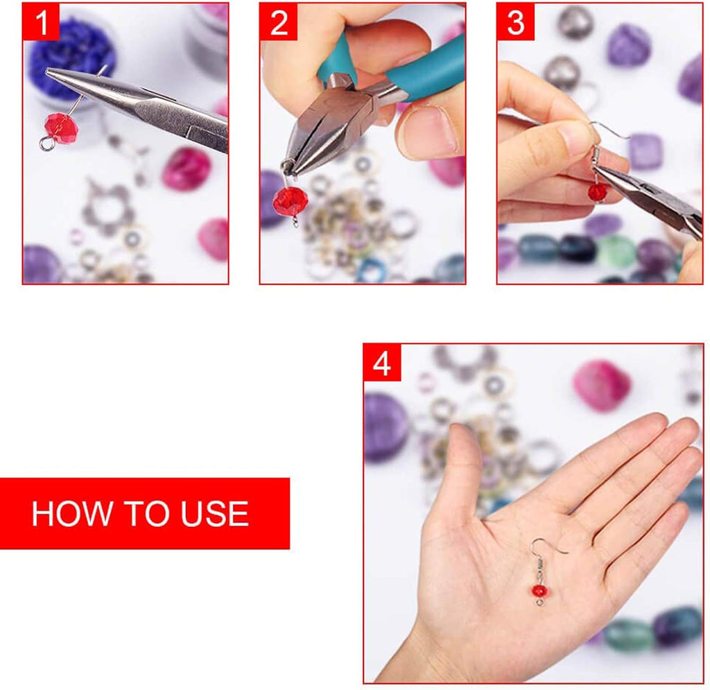 Jewelry Repair Kit with Jewelry Pliers, Jewelry Making Tools, Beading String and Jewelry Making Supplies for Jewelry
