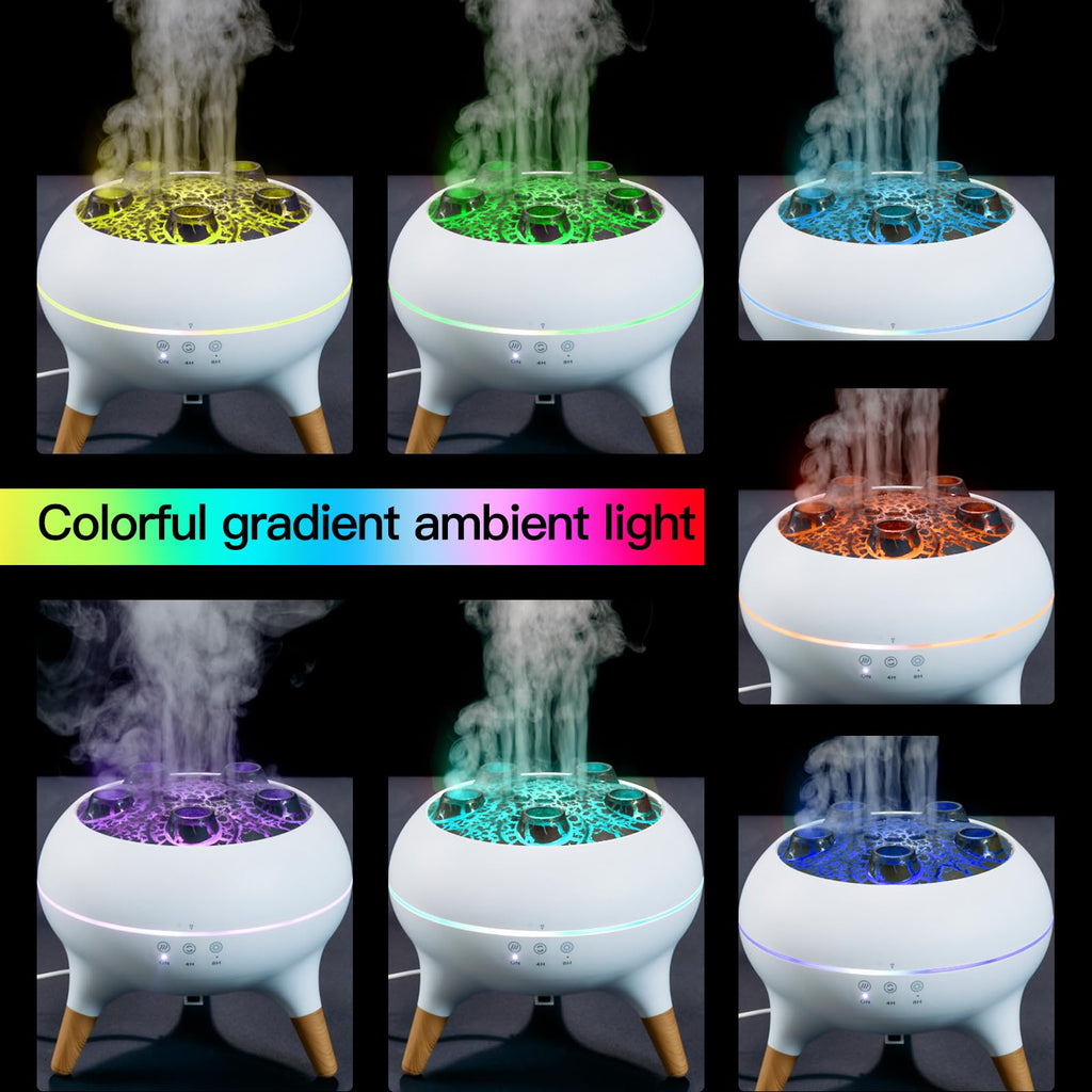 Essential Oil Diffuser 250ML,Jellyfish Diffuser Air Humidifiers Sound Pickup Ultrasonic Aromatherapy Diffuser Remote