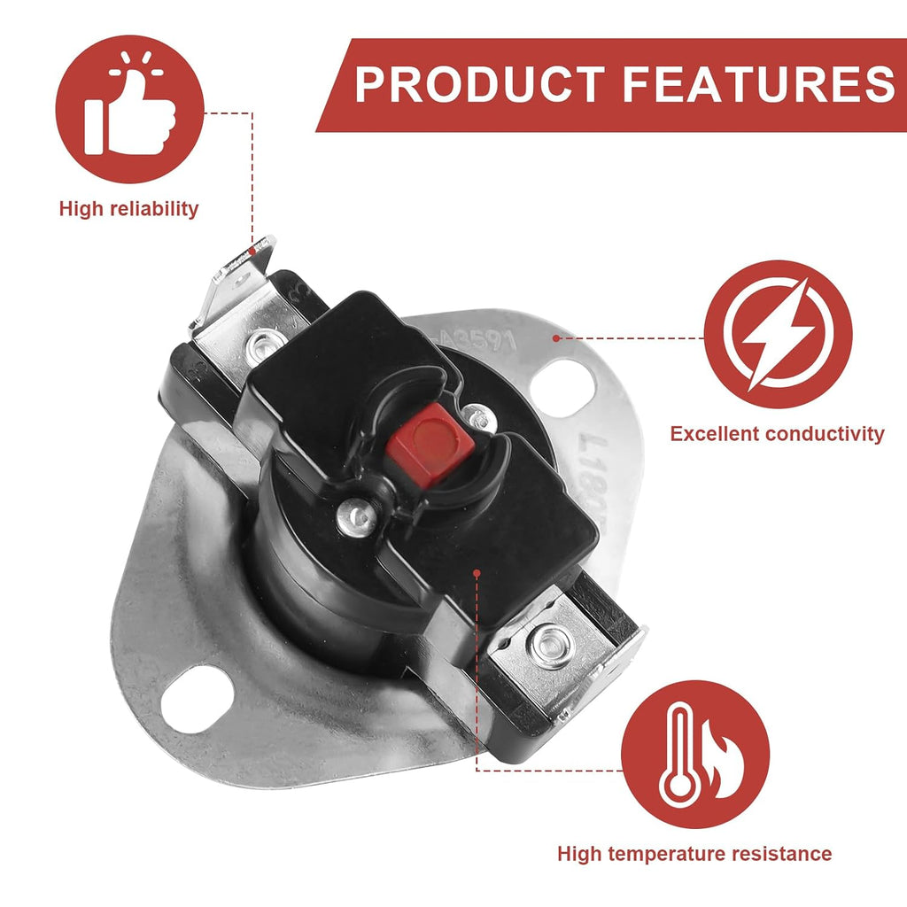 7624A3591 Furnace Limit Switch,for Coleman Furnace Replacement Limit Switch