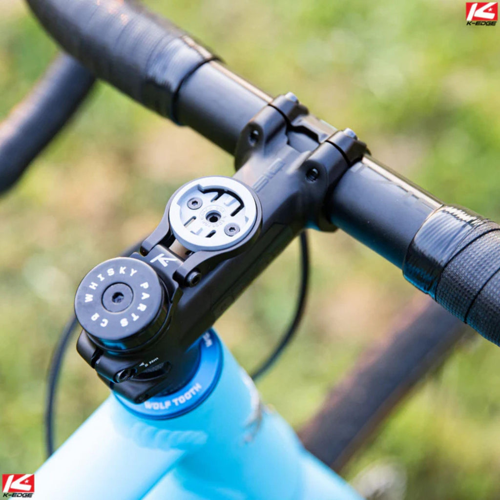 Adjustable Stem Bicycle Computer Mount, Garmin, Blue