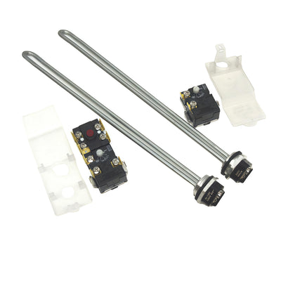 Water-Heater-Pack 1 WH10A Upper Thermostat 1 WH9 Lower Thermostat 2 SG1453 Screw in Elements, Temperature Range 110-170*F, 4500 Watts, 240 Volts