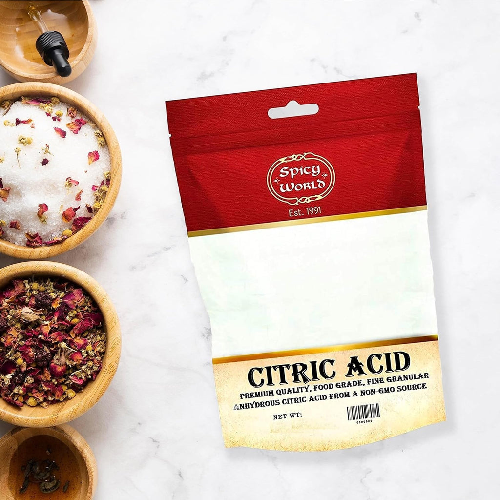 Pure Citric Acid, 7 Ounce (200g) - Food Grade & Non-GMO- Natural Food Preservative, Beauty Ingredient G