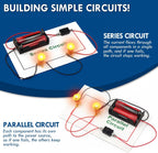 STEM Electric Circuit Kit, Electricity Science Project Light Bulb Experiments for Kids Teens, Electrical Engineering