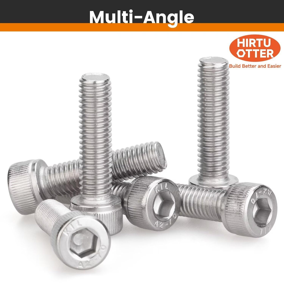 304SS DIN912 Hex Socket Head Cap Screws M12 x 20mm (4 PCS)
