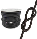 UIAA Static Climbing Rope 11mm, 45M(150FT) Black | Nylon Kernmantle, Rappelling Rope, Survival Rescue Cord, Rock