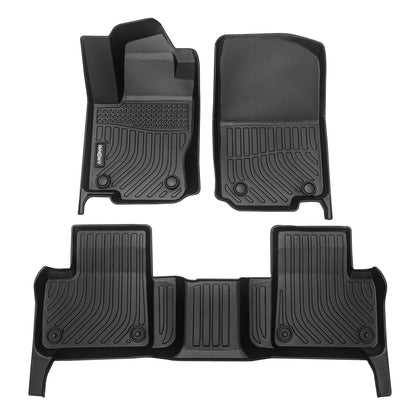 Floor Mats for Mercedes Benz ML/GL/GLE 2012-2019, TPE All Weather Benz GLE Car Mats, Non-Slip Trunk Mat Floor Liners