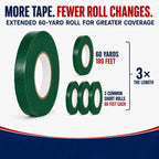 CDT-36 Dark Green Cloth Duct Tape, 4 Inch x 60 Yards