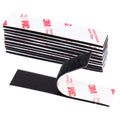 Hook and Loop Tape 1in x 4in x 10 Pairs, Heavy Duty Adhesion Strip