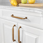 10 Pack Antique Brass Cabinet Pulls 5"