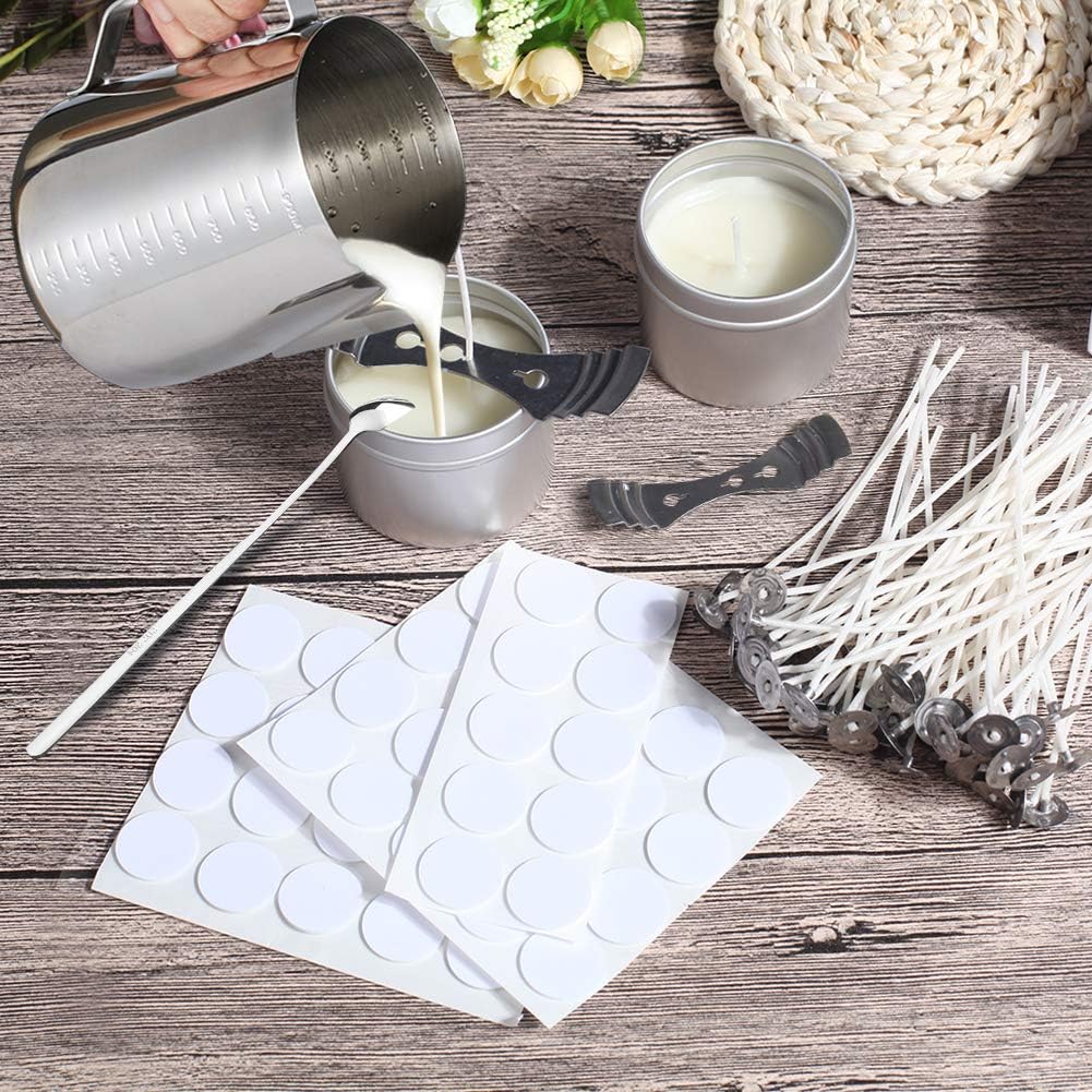 Candle Making Supplies, Wax Melting Pot, DIY Candles Craft Tools | Stainless Steel Pouring Pitcher with Spoon, Candle